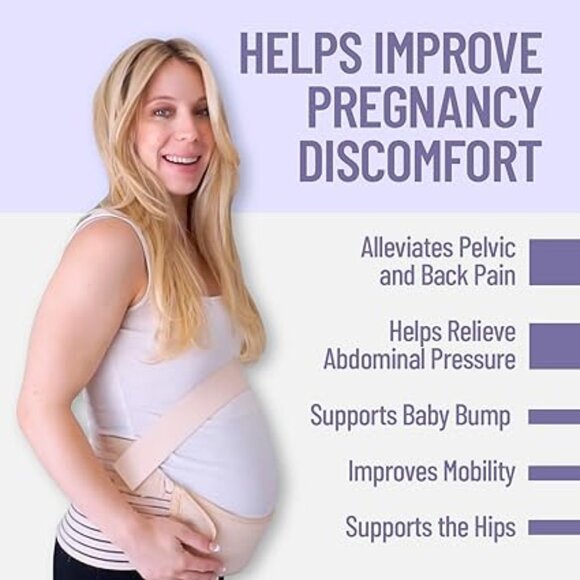 Loving Comfort - Maternity Lumbar Belt - Size Large - BNWT - Picture 1 of 17